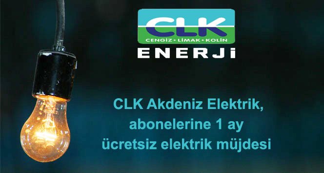 CLK Akdeniz Ucuz Elektrik Kampanyası